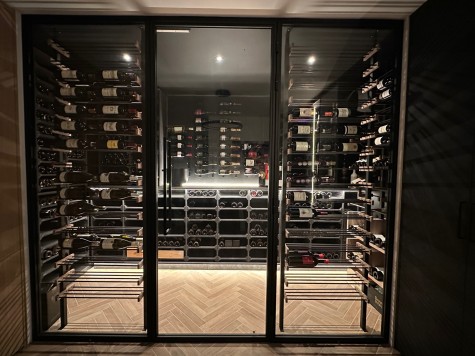  Wintower houten wijnrek zwart