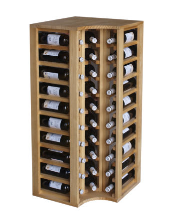 VinoWood - 30 flessen/bouteilles - Hoek/angle int.
