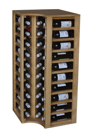 VinoWood - 30 flessen/bouteilles - Hoek/angle int.