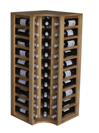 VinoWood - 30 flessen/bouteilles - Hoek/angle int.